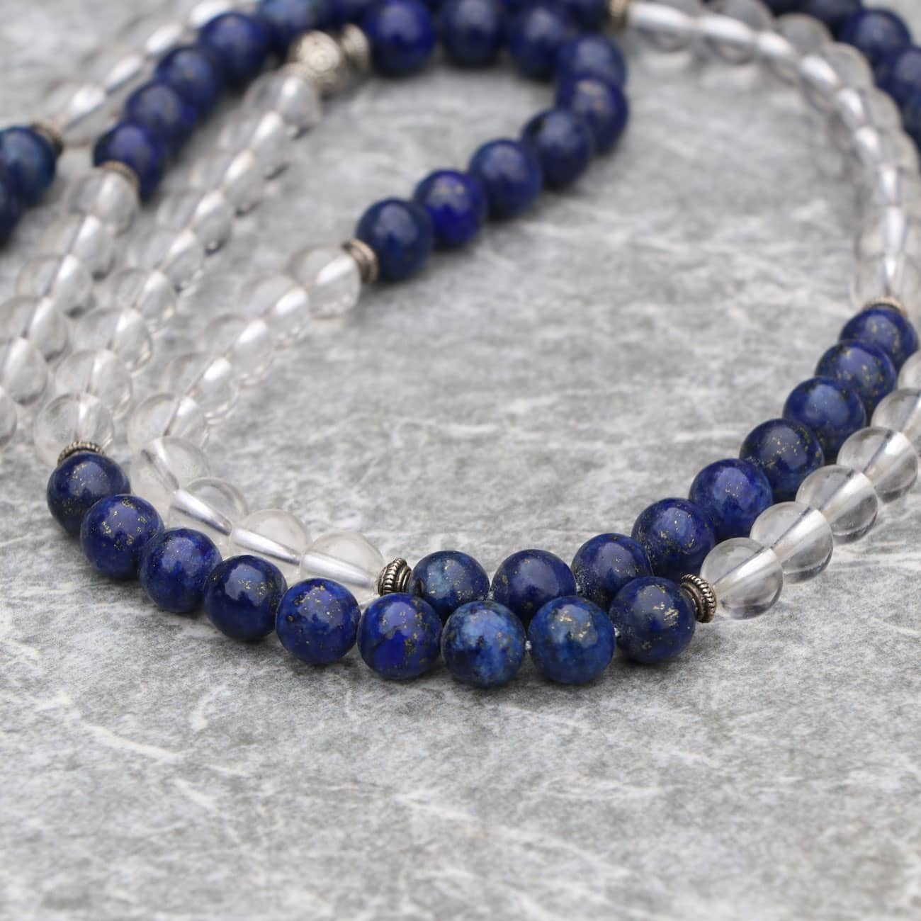 Buy the best Lapis Lazuli & Crystal Stone Japa Mala