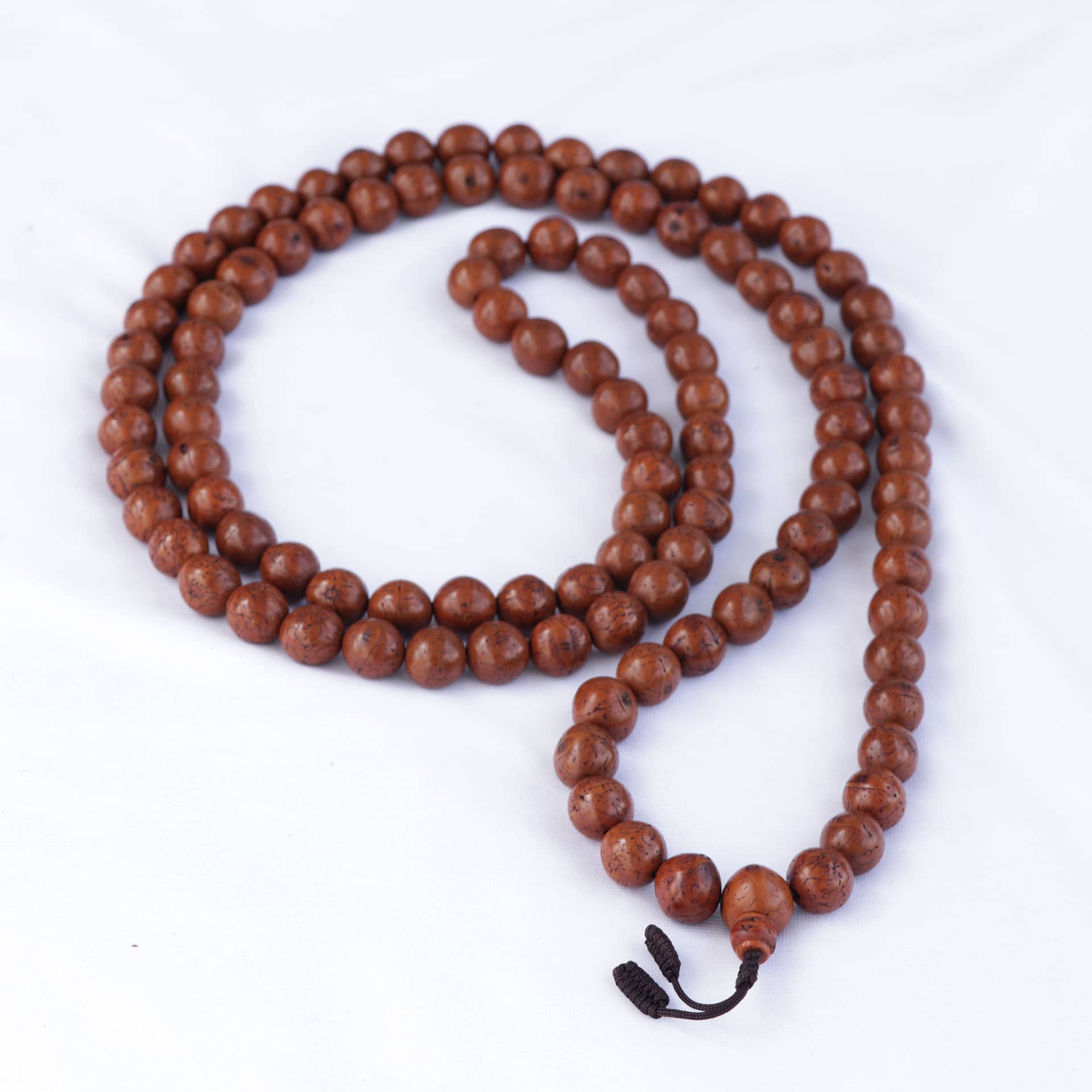 Bodhi Seeds Mala. Genuine Bodhi Seeds Japa Mala from Lumbini Nepal 108  Beads.